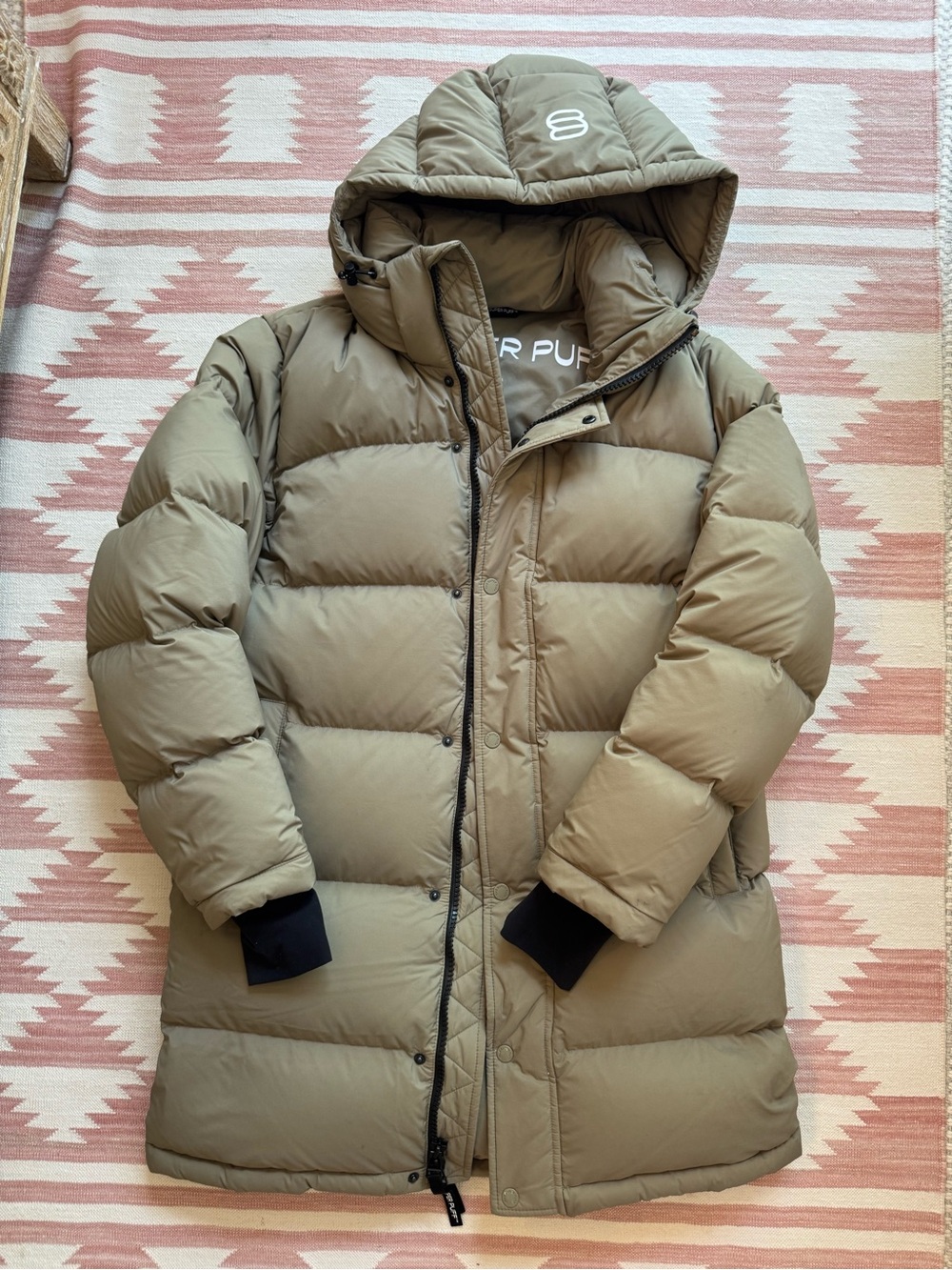 Aritzia Sundried Olive Superpuff Mid